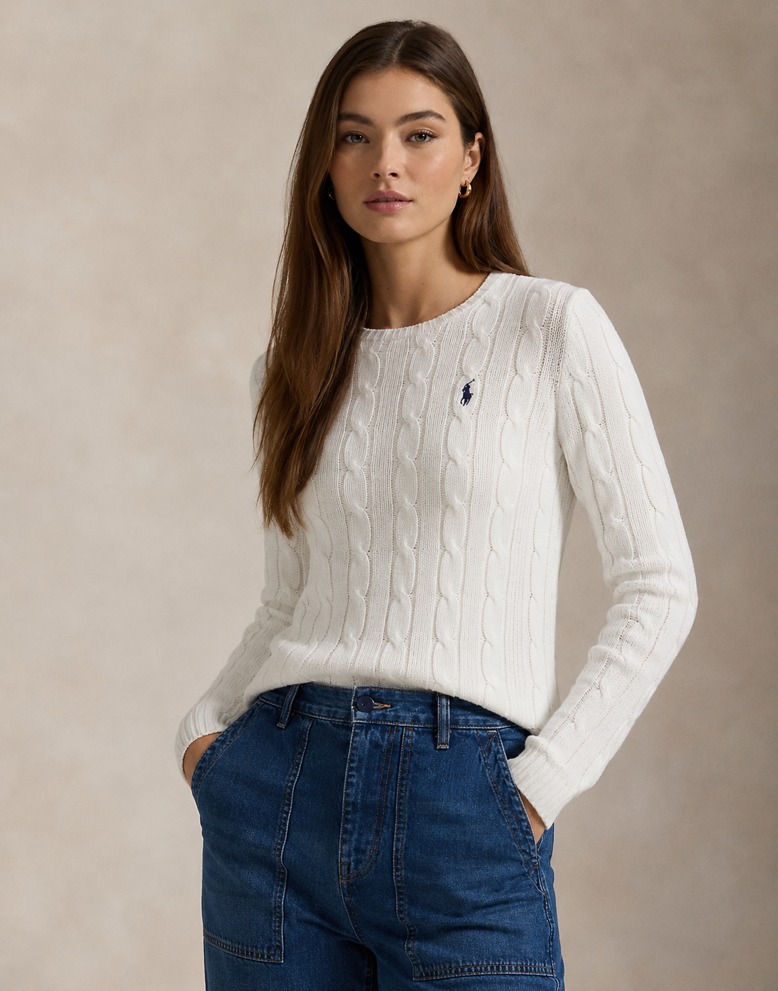 Polo Ralph Lauren | Damski Sweter Cable-Knit