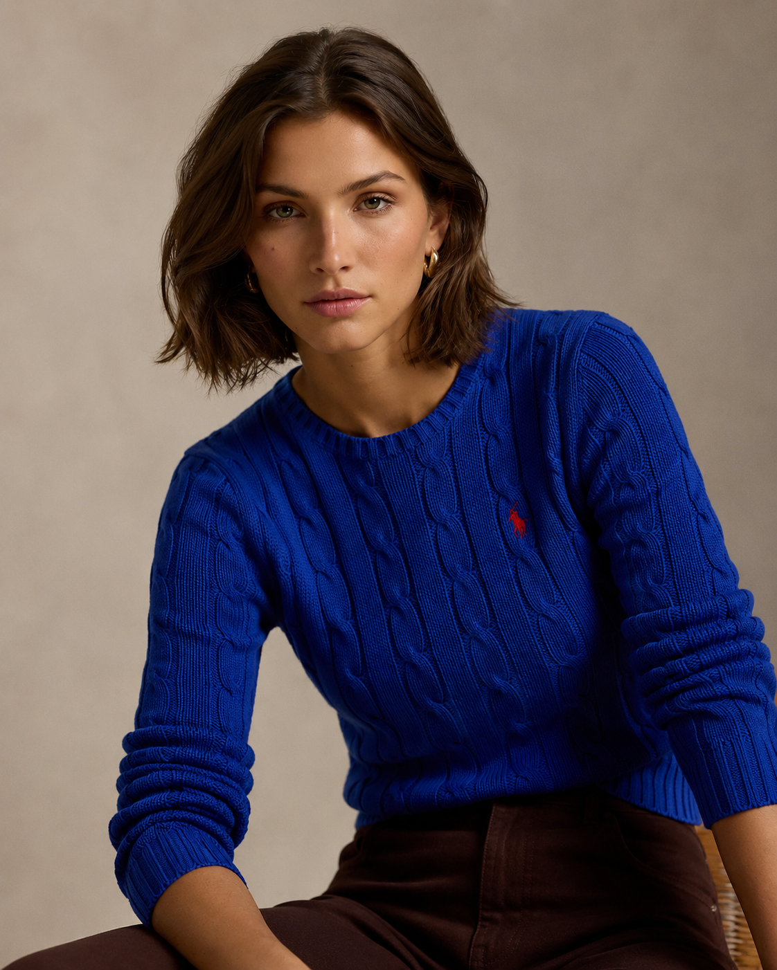 Polo Ralph Lauren | Damski Sweter Cable-Knit